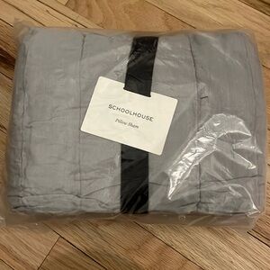 Schoolhouse Gray Pillow Sham